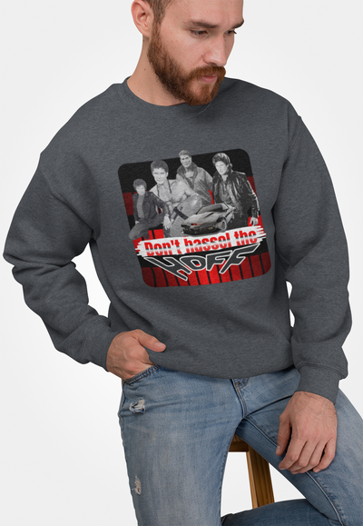 David Hasselhoff Sweatshirt - "Don't Hassel the Hoff" Graphic