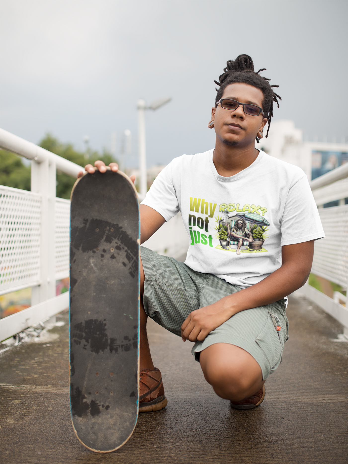 Shirt Why not just relax? The ultimate Raggae shirt