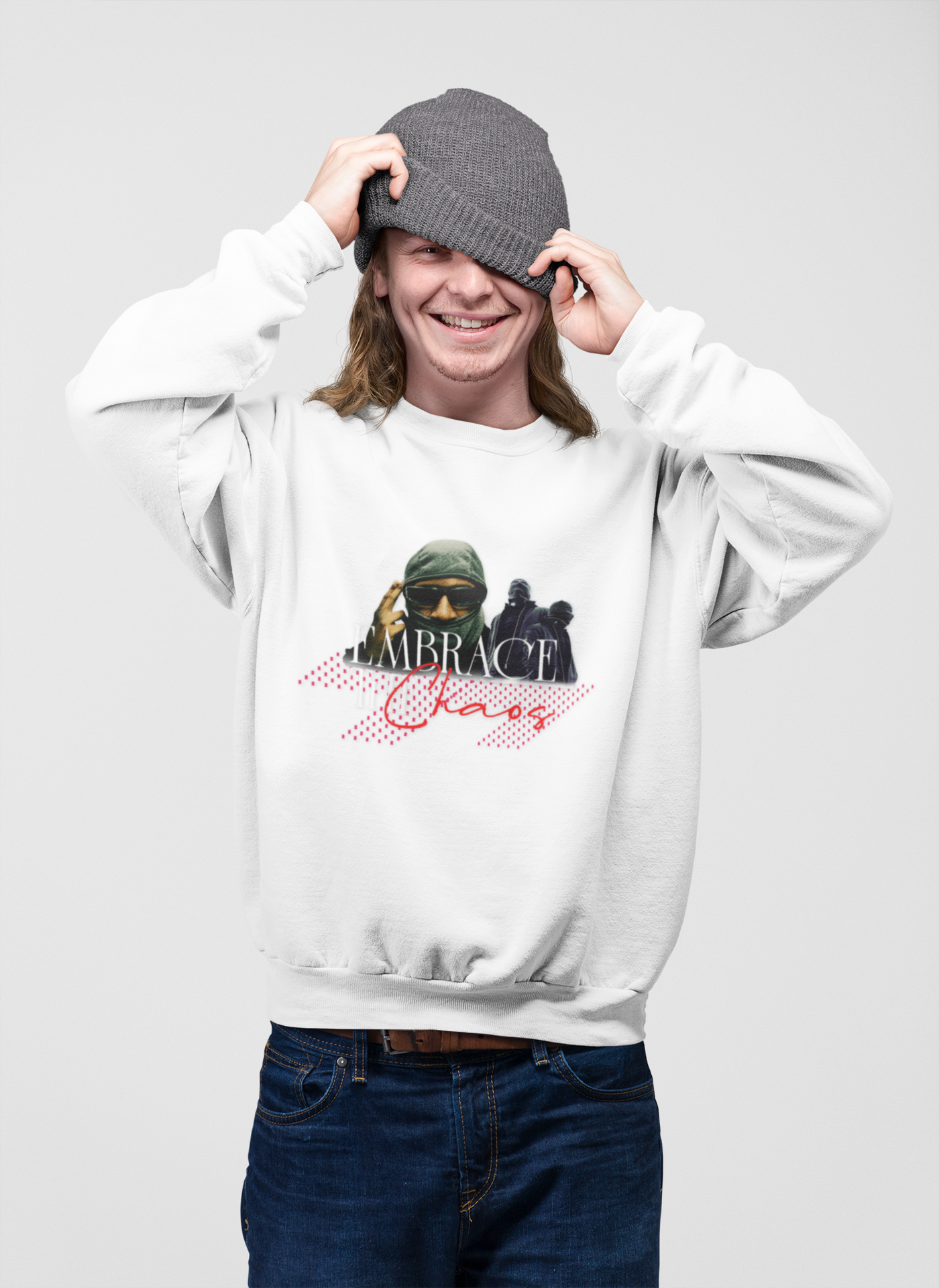 Embrace Chaos Crewneck Sweatshirt - Unisex