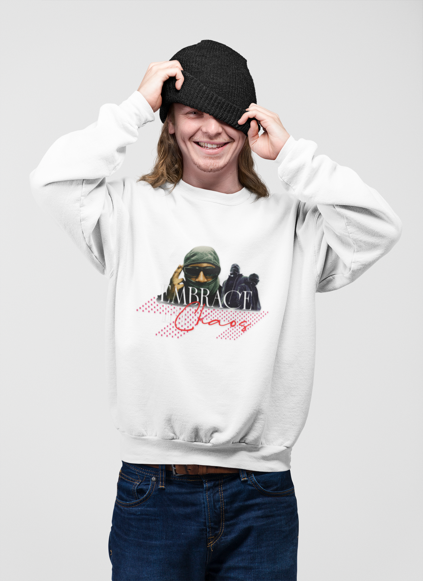 Embrace Chaos Crewneck Sweatshirt - Unisex