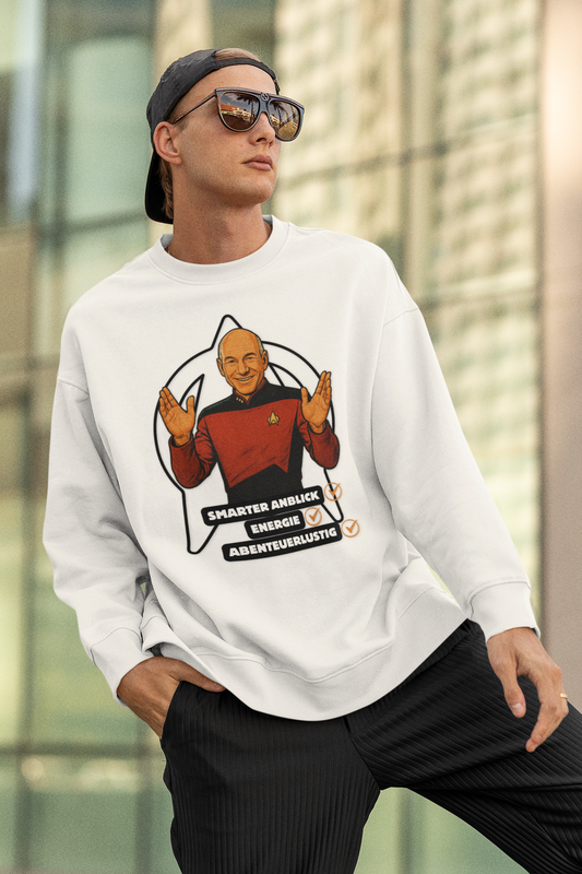 Smarter Captain PICARD– UNISEX SWEATSHIRT