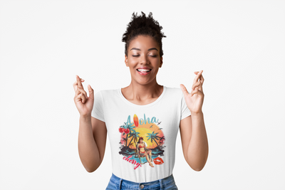 Aloha Cherry Women's Softstyle Shirt Rockabilly | Kultfaser