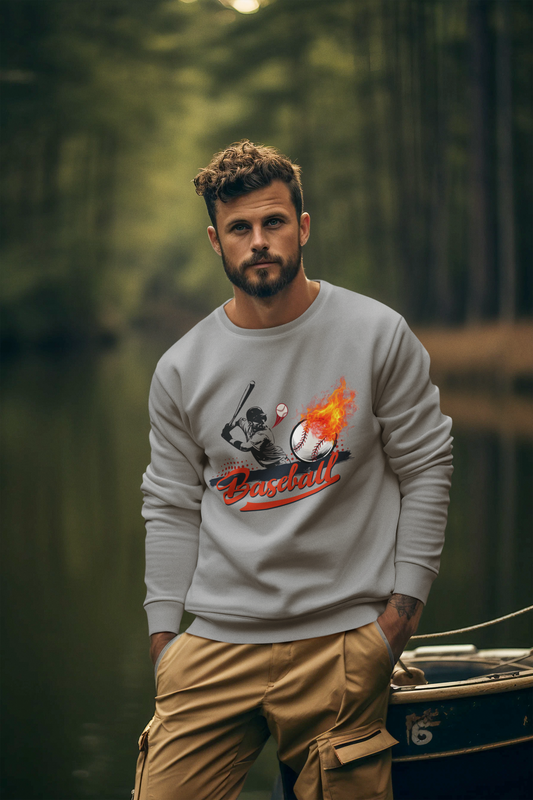 Unisex baseball sweatshirt