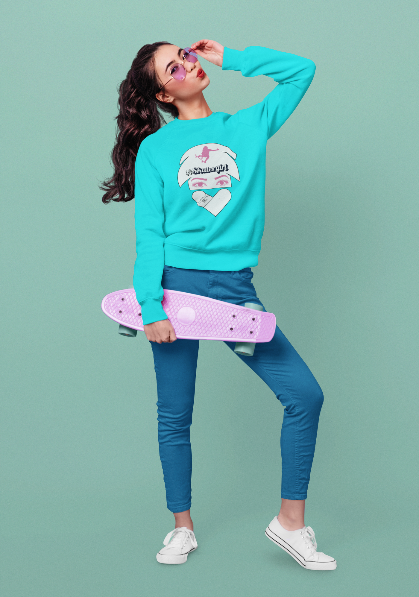 Skater Girl Sweatshirt