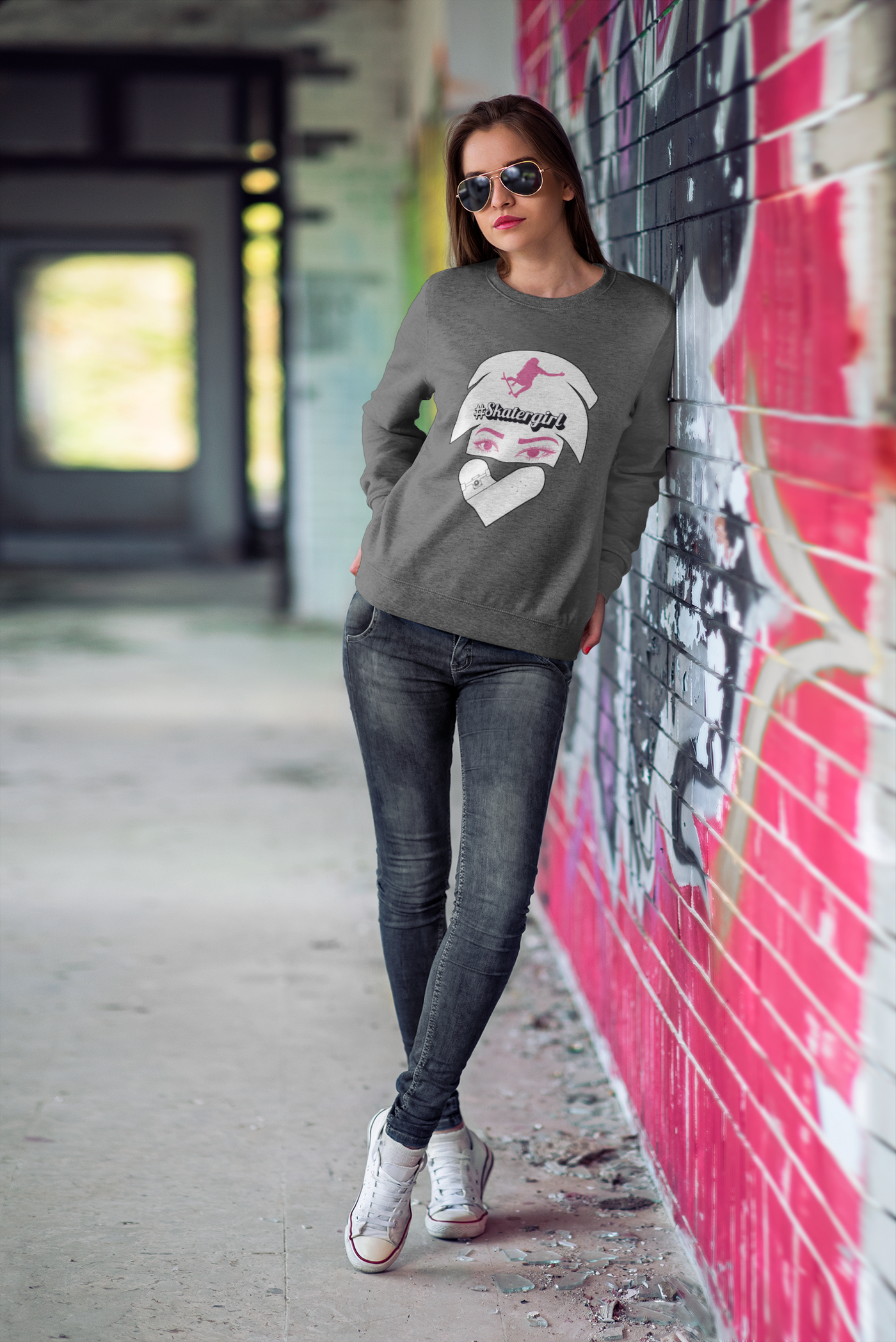 Skater Girl Sweatshirt