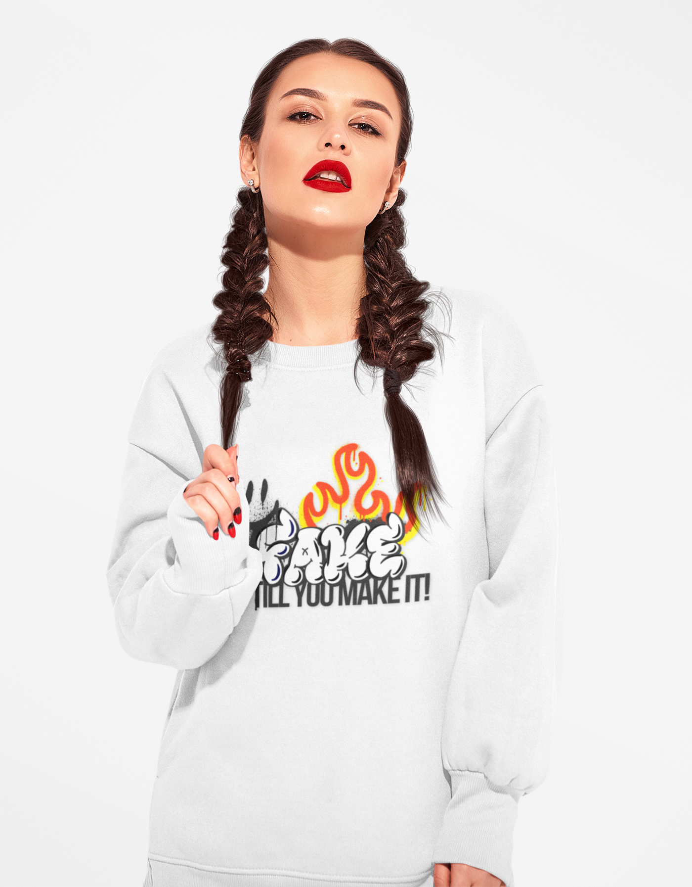 Fake it till you make it- Unisex Sweatshirt -