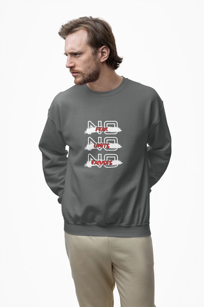 Sweatshirt No Fear - No Limits - No Excuxes -Sweatshirt