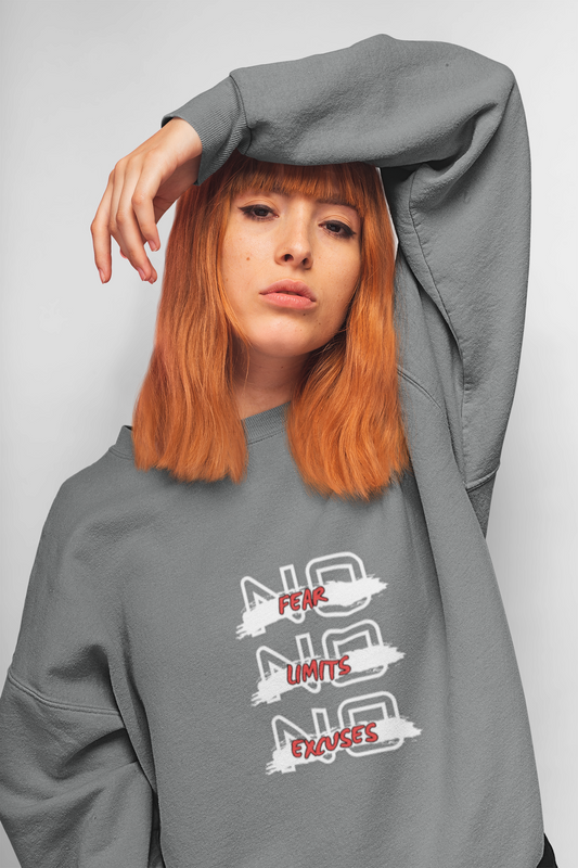 Sweatshirt  No Fear - No Limits - No Excuxes -Sweatshirt