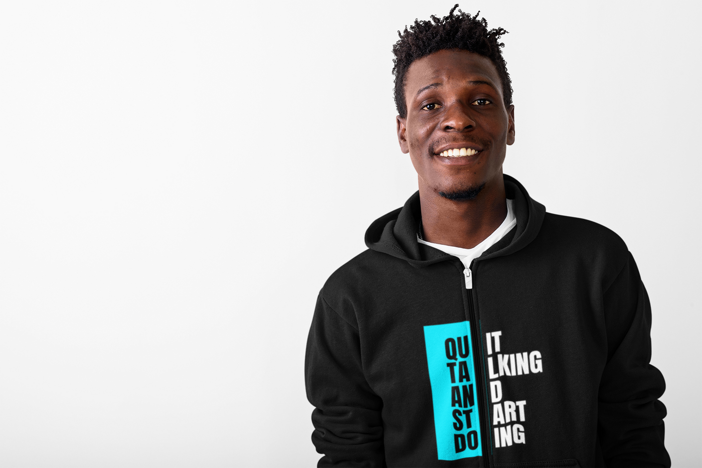 Never give up - Quit talking and start doing