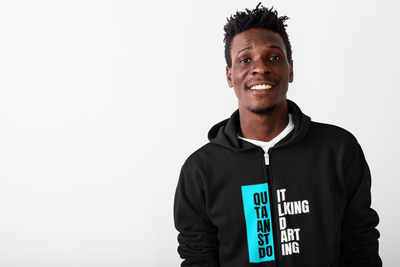 Never give up - Quit talking and start doing