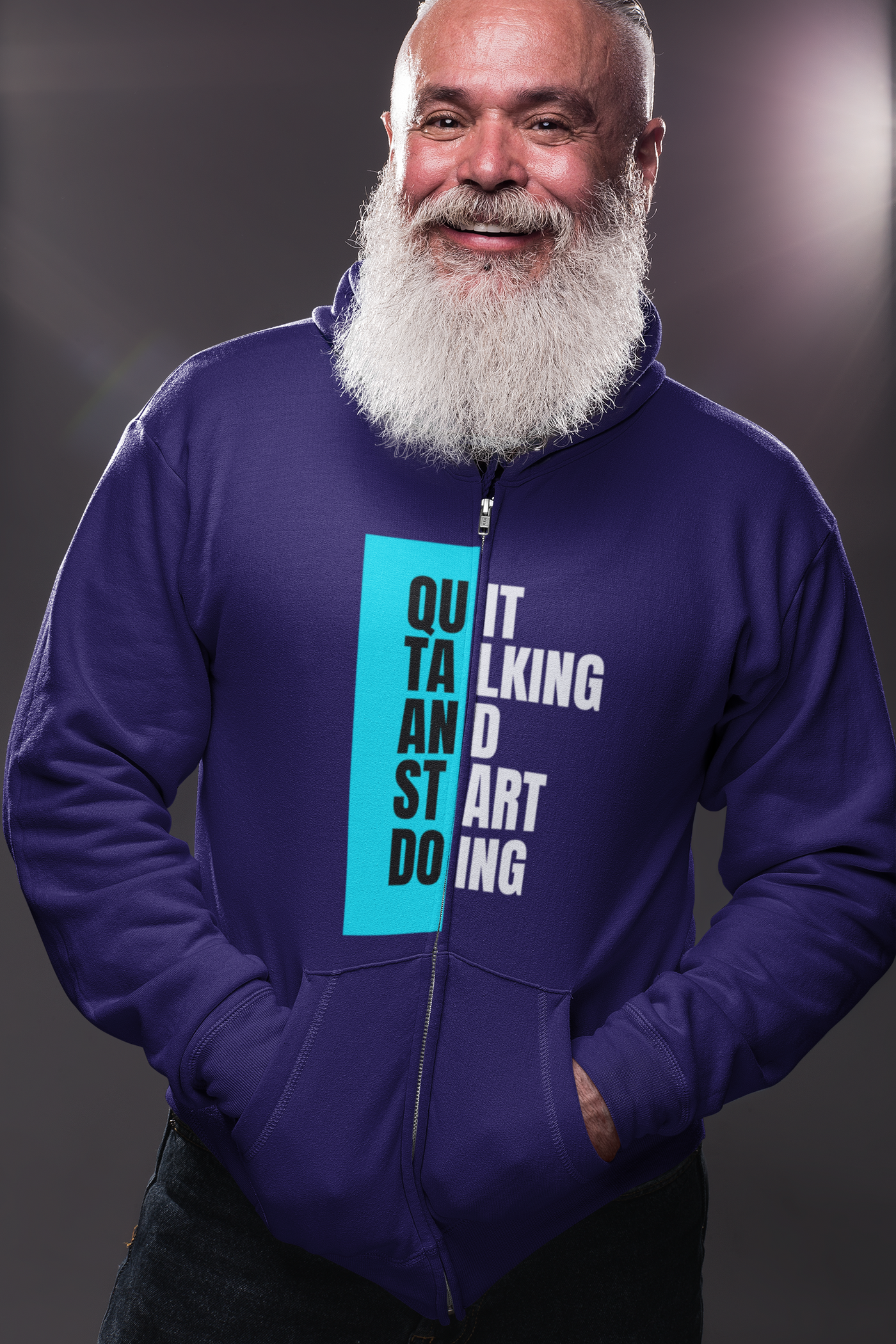 Never give up - Quit talking and start doing