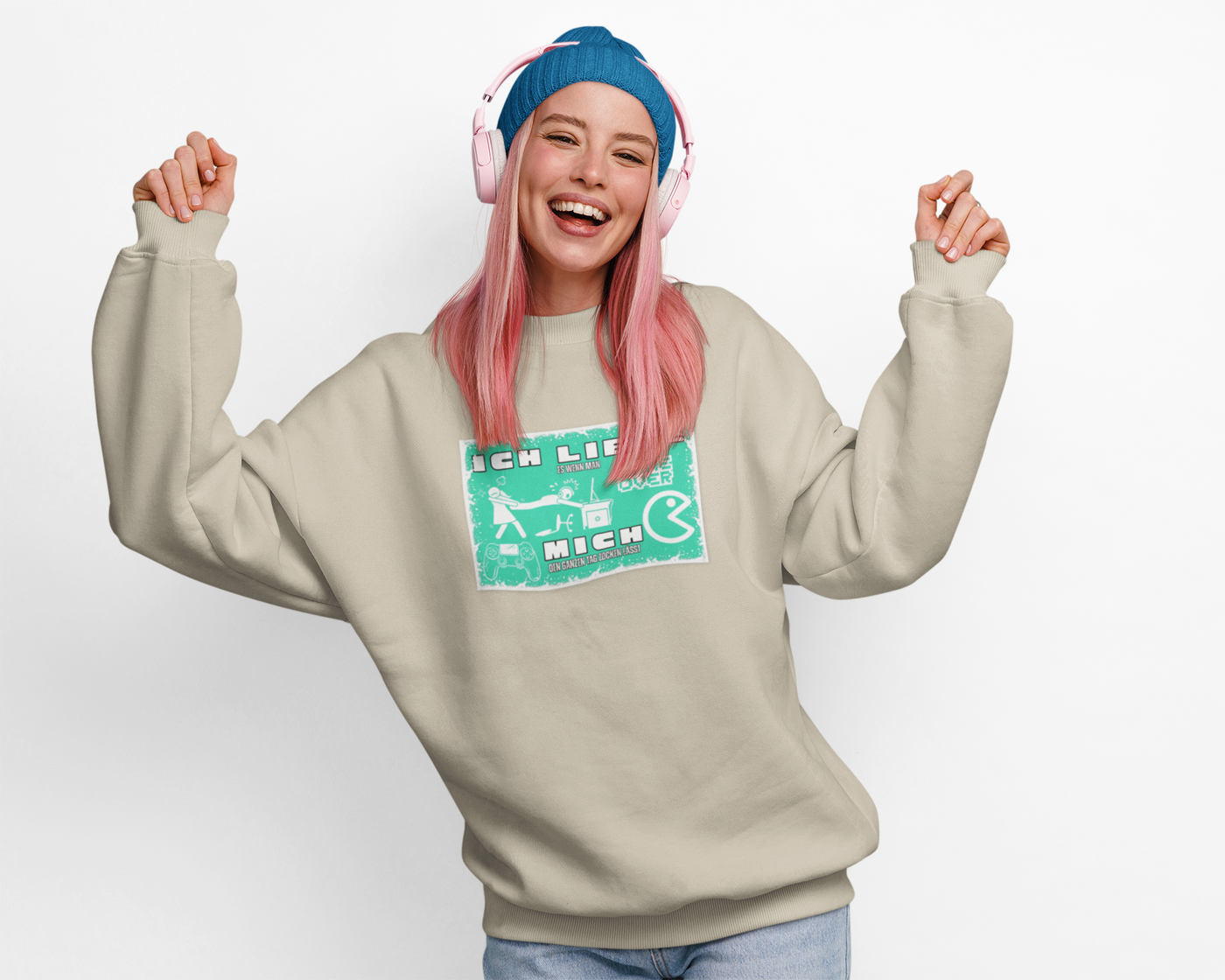 Ich liebe zocken Sweatshirt