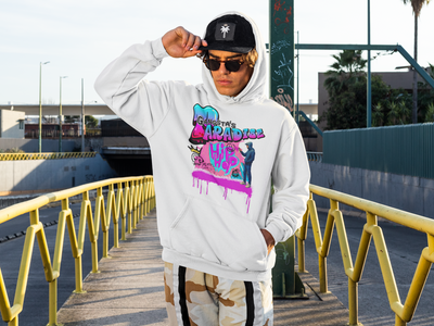 Hoodie Hip Hop Graffiti Design