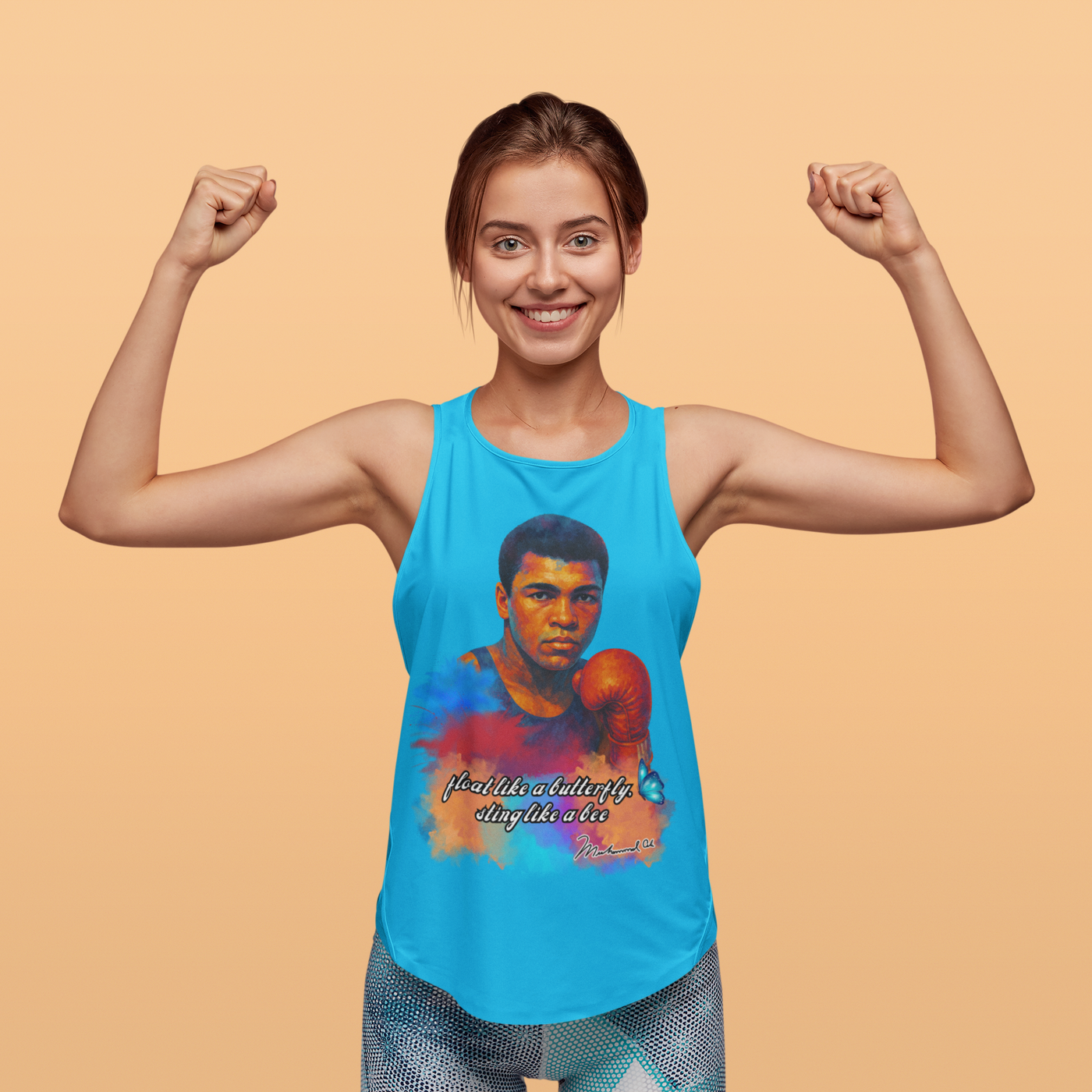 Muhammad Ali Inspired Tank Top - "Float Like a Butterfly, Sting Like a Bee"