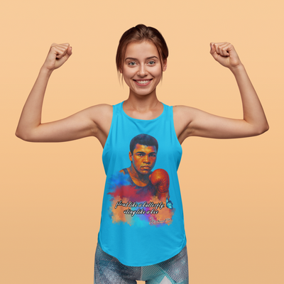 Muhammad Ali Inspired Tank Top - "Float Like a Butterfly, Sting Like a Bee"