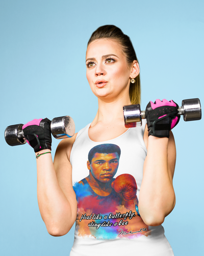 Muhammad Ali Inspired Tank Top - "Float Like a Butterfly, Sting Like a Bee"