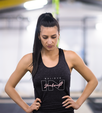 Believe in Yourself Tank Top - Women's Motivational Fitness Apparel