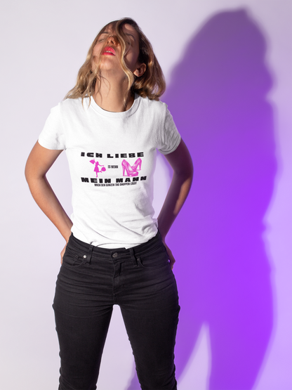 Ich Liebe Mein Mann - Unisex Jersey Short Sleeve Tee, Romantic German Love Shirt