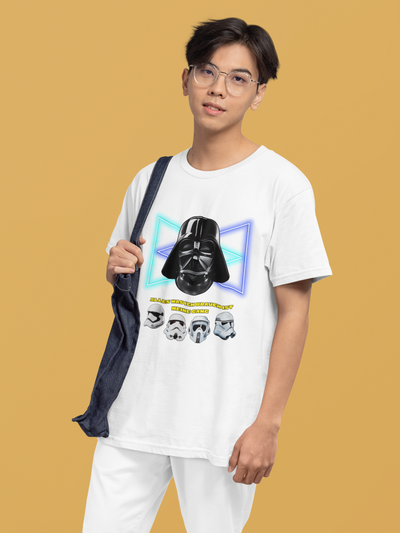 Star Wars Kids T-Shirt - Retro Darth Vader Design 