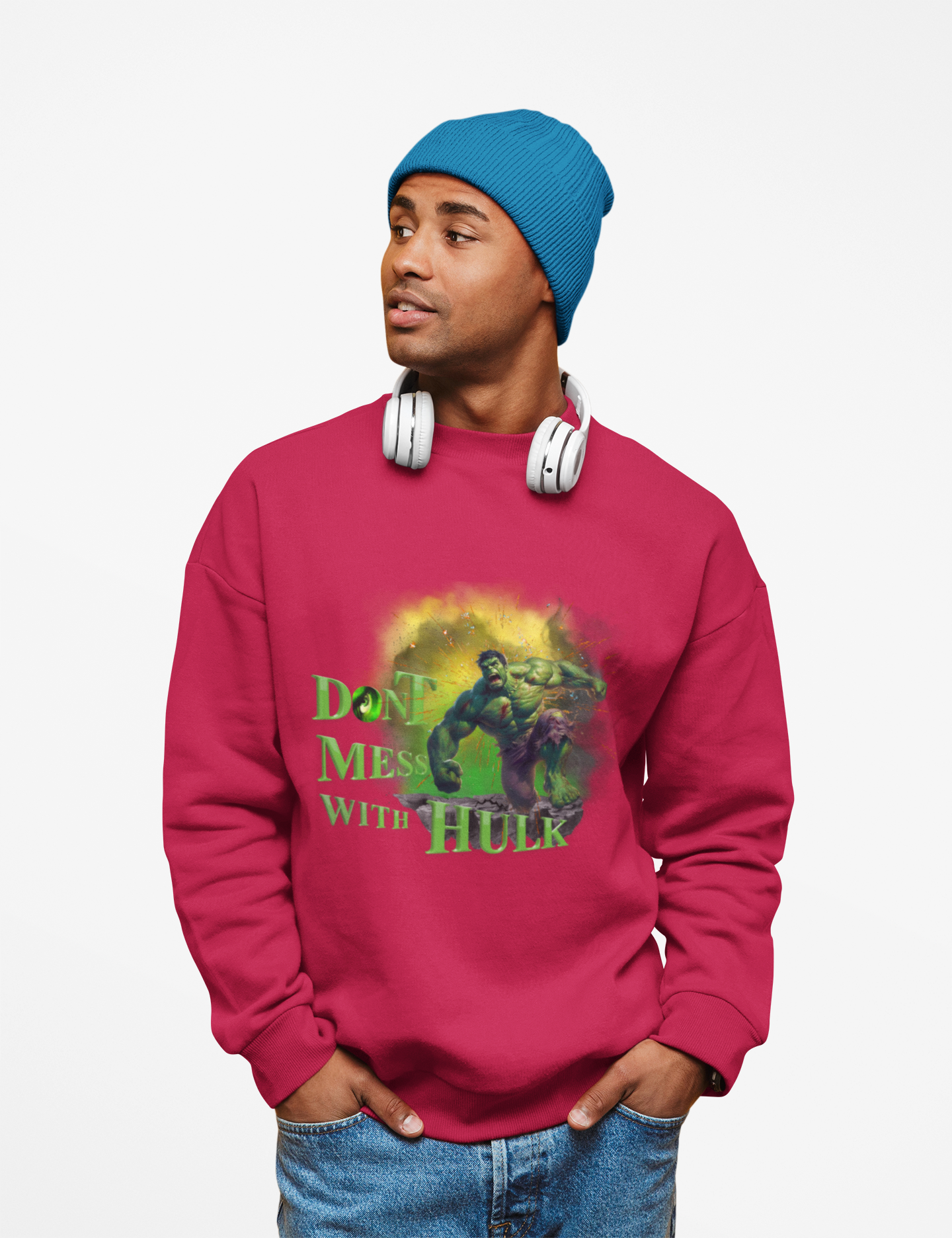Hulk-Inspired Unisex Sweatshirt, Don’t Mess With Hulk Sweatshirt, Comic Book Sweatshirt, Gift for Marvel Fans, Geek Apparel, Movie [...]