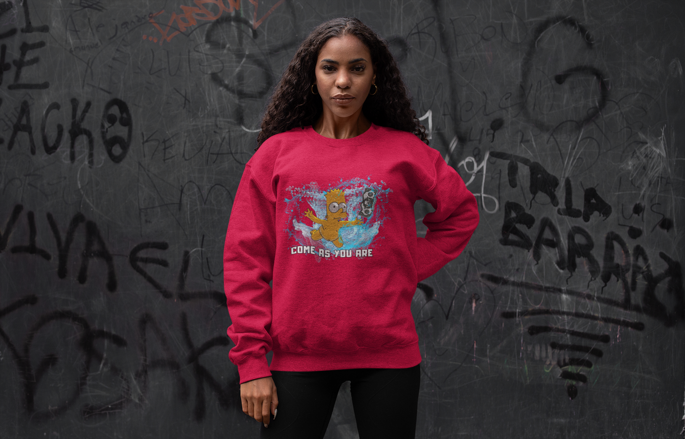 Sweatshirt Bart - Come as you are -