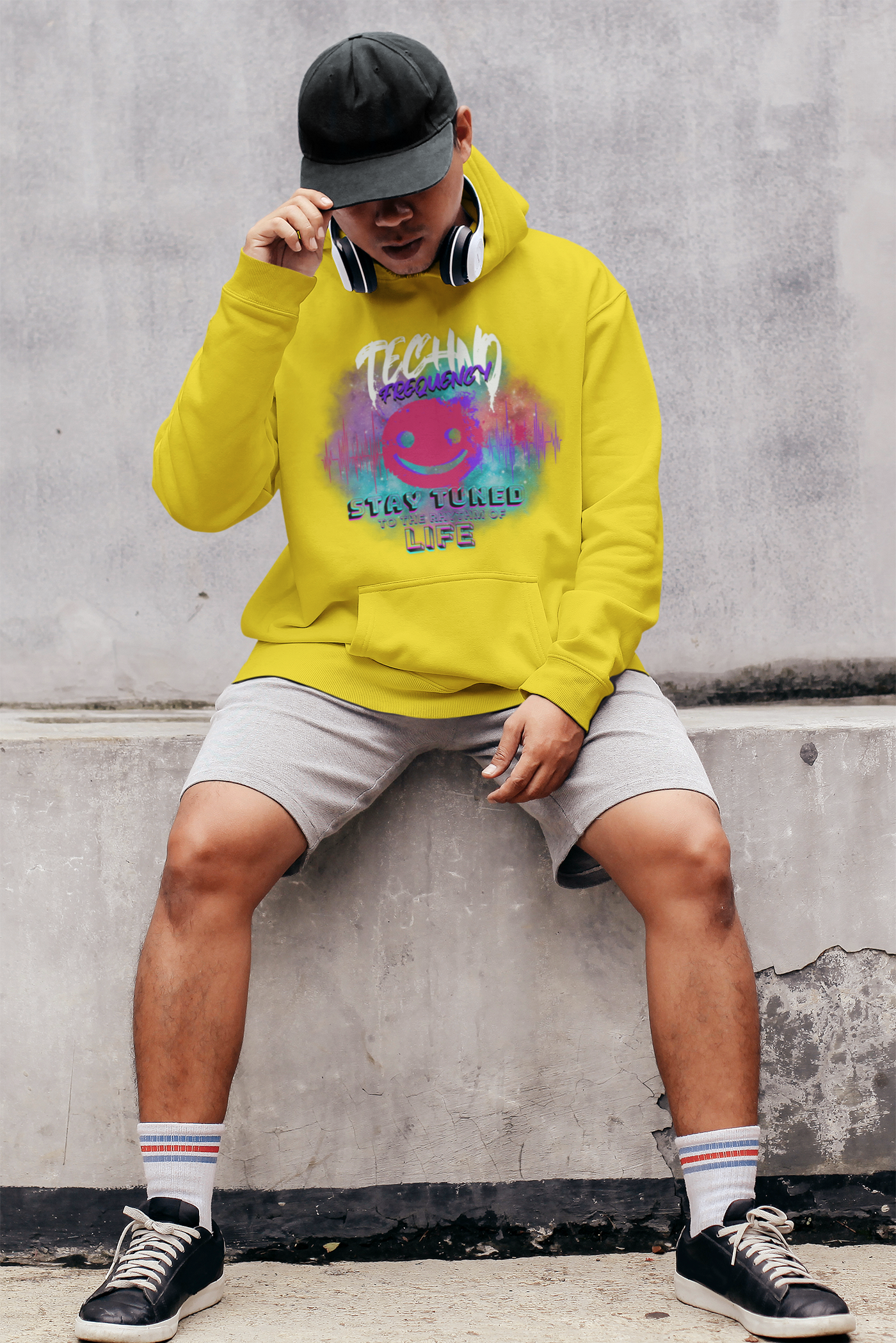 Techno Vibes - Hoodie -  Sweatshirt