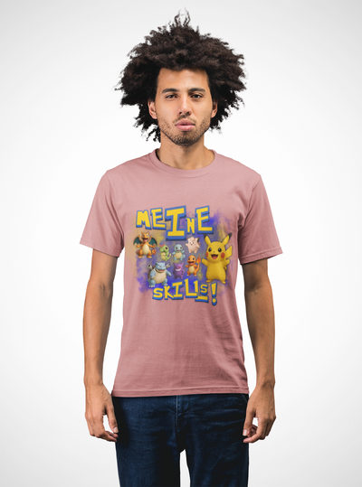 Pokemon Skills Unisex Tee, Fun Casual Shirt