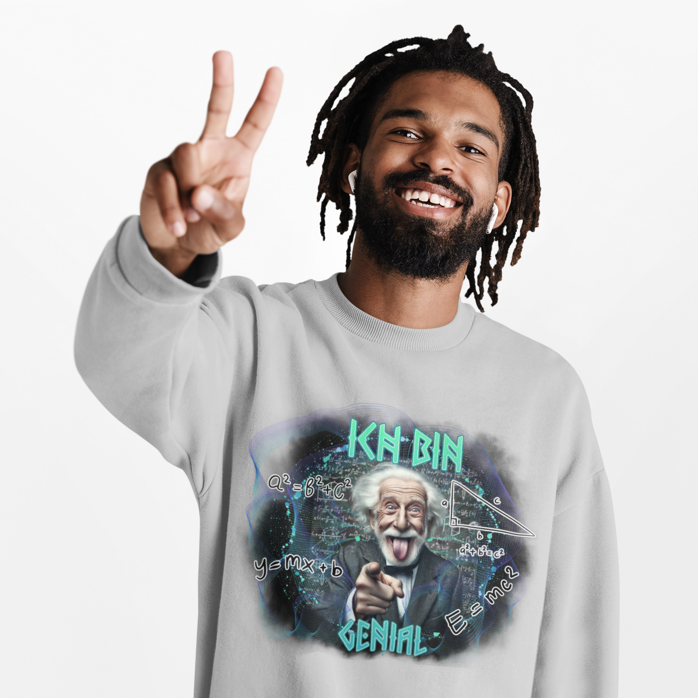 Sweatshirt 'ICH BIN GENIAL' unisex