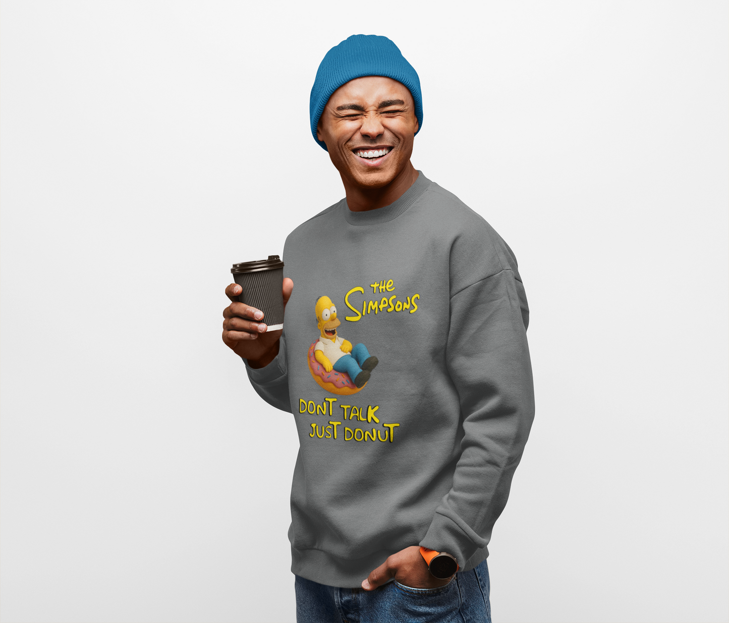 Unisex Sweatshirt Dont talk just Donut