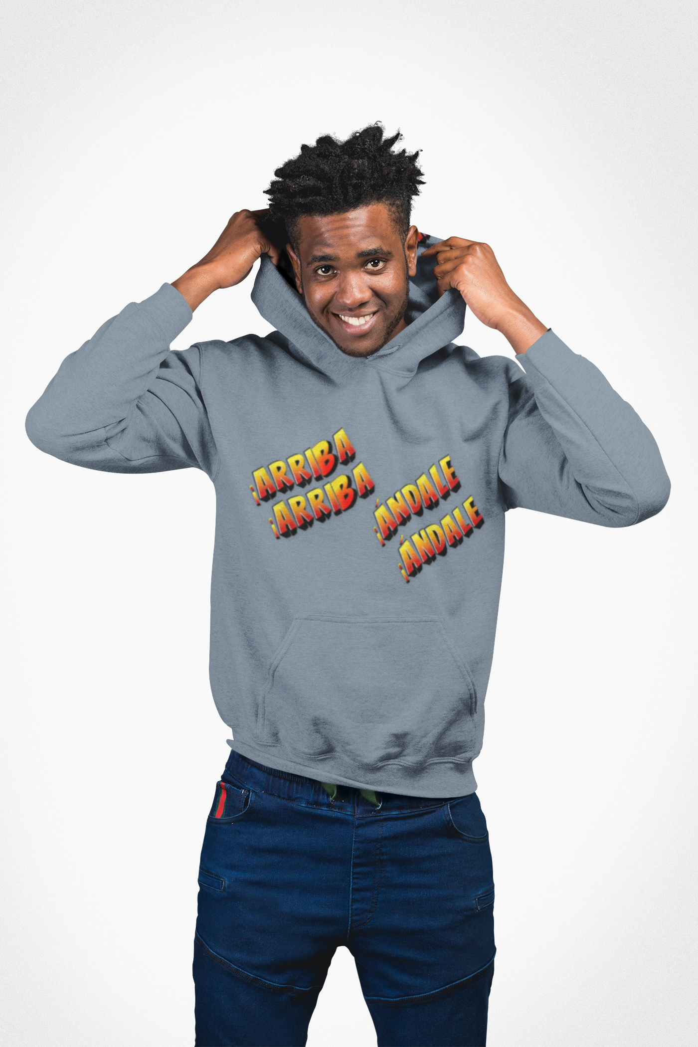 Hoodie with Arriba- Andale - Speedy Design