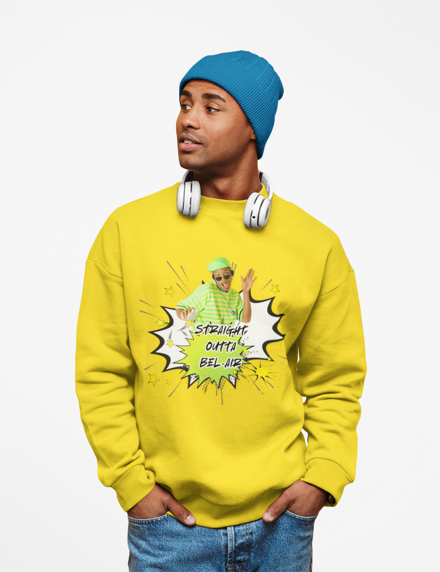 Street Art-Inspired The Prince from Bel Air Unisex Sweatshirt