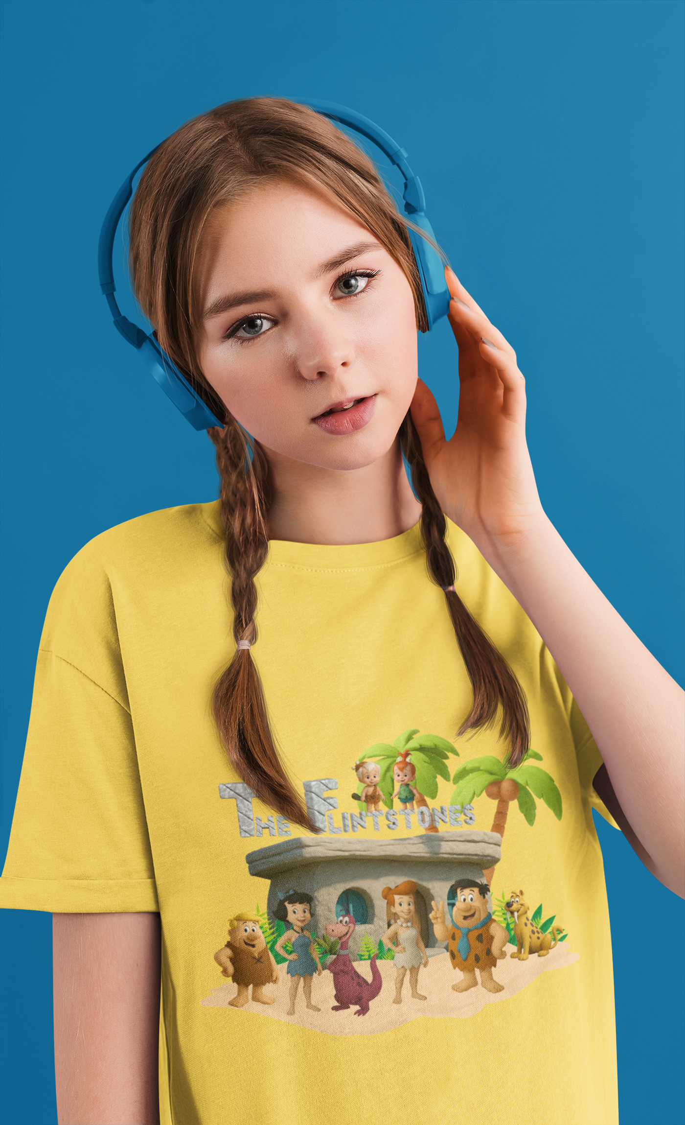 Teeny - Flintstones Kids Tee, Fun Summer Shirt,