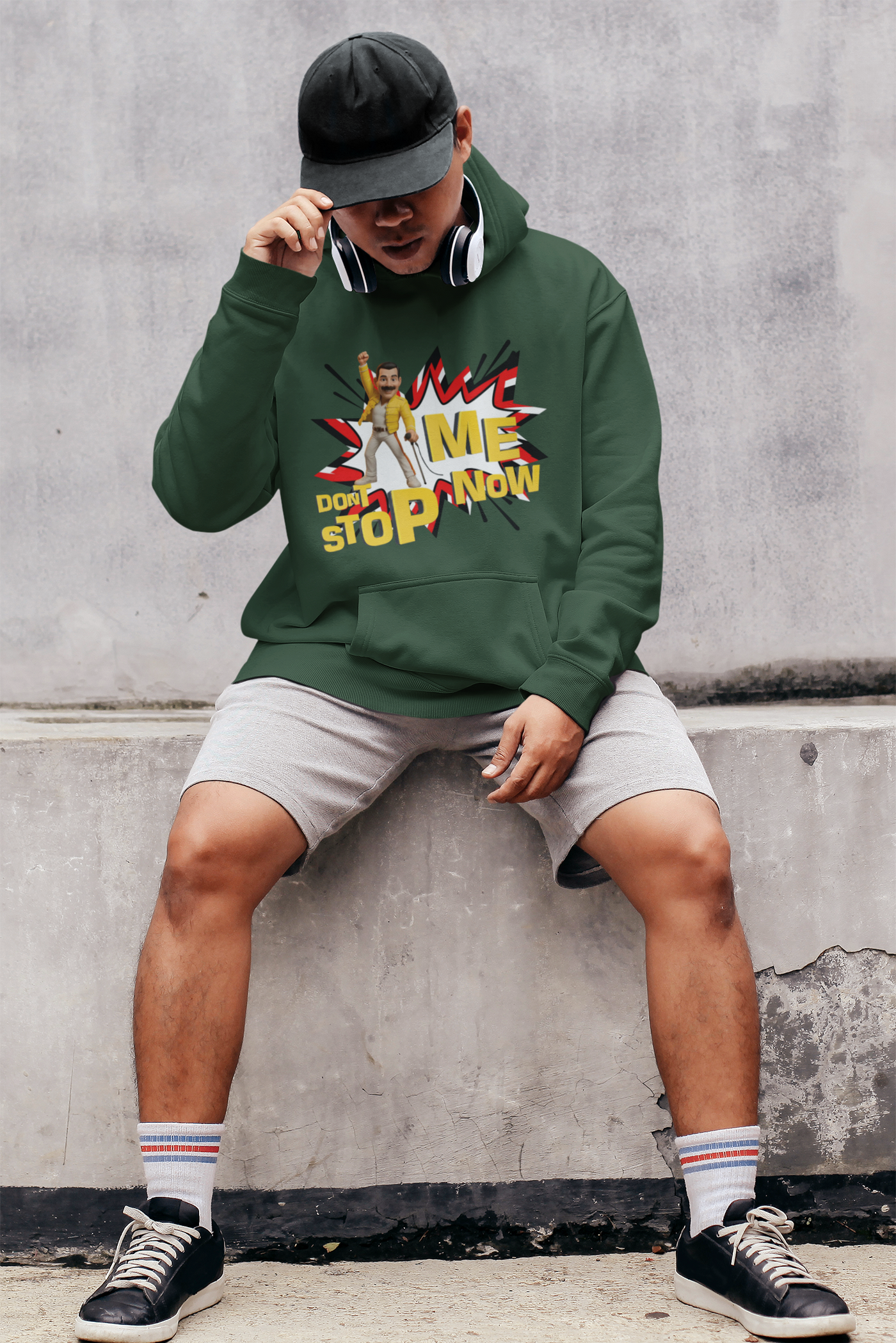 Freddie Hoodie, Unisex Sweatshirt for Music Lovers