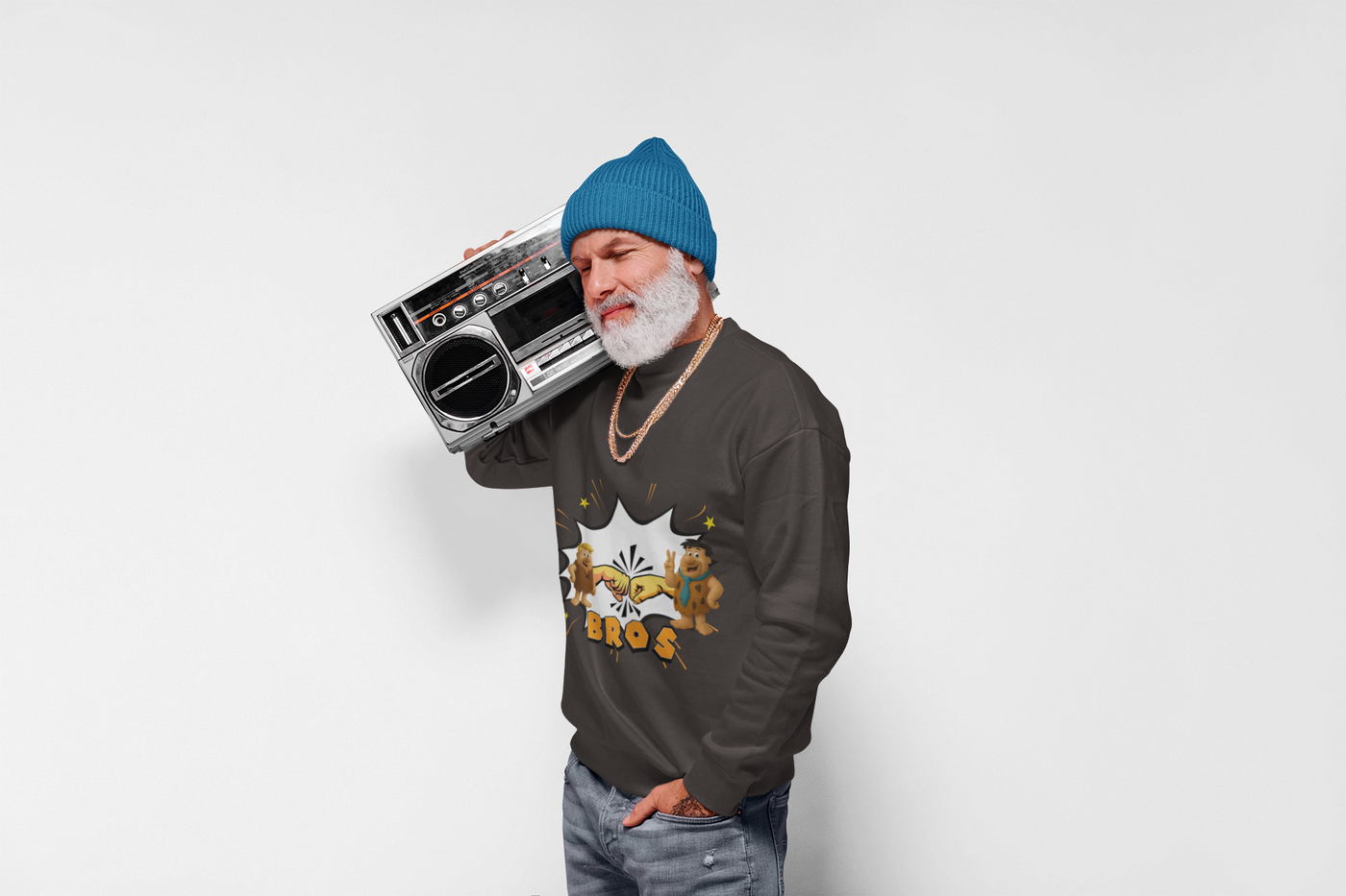 Flintstones  Feuerstein "Bro" Sweatshirt