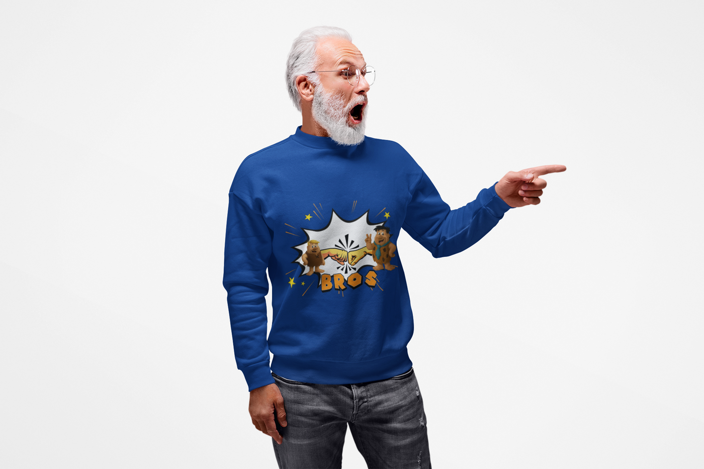 Flintstones  Feuerstein "Bro" Sweatshirt