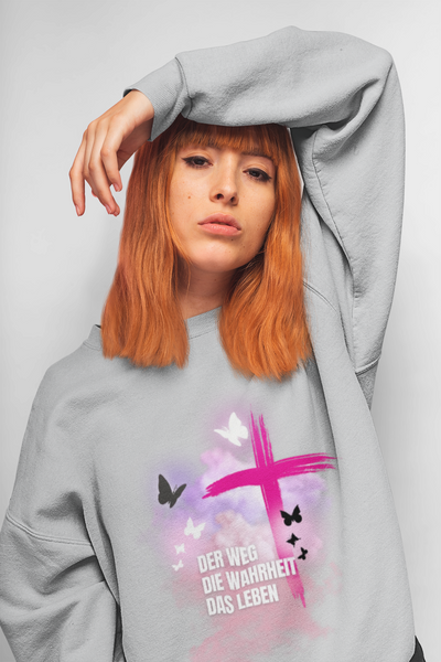 Inspirational Faith Sweatshirt, Unisex Christian Apparel,  Jesus