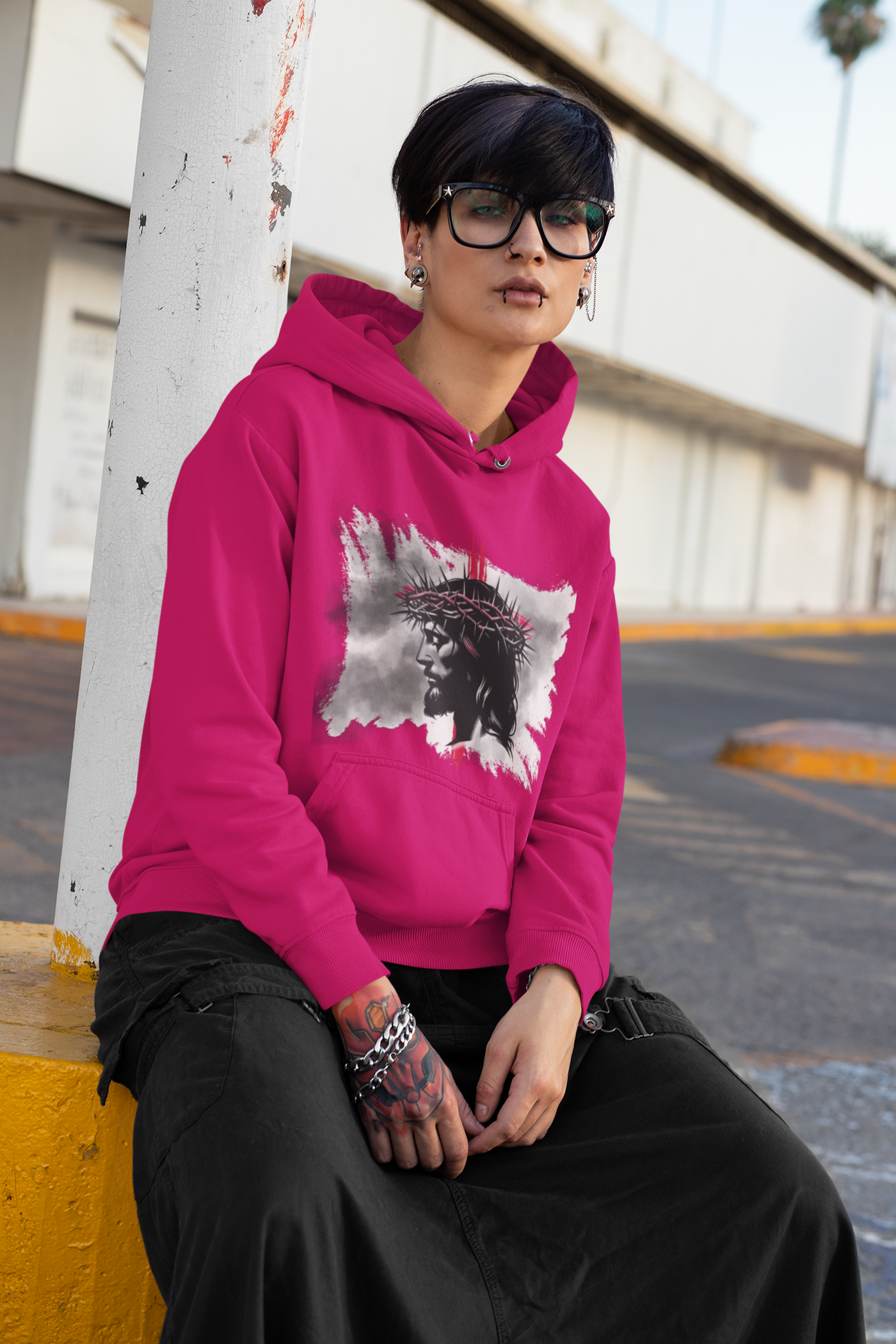 Jesus blessed - saved - loved Hoodie