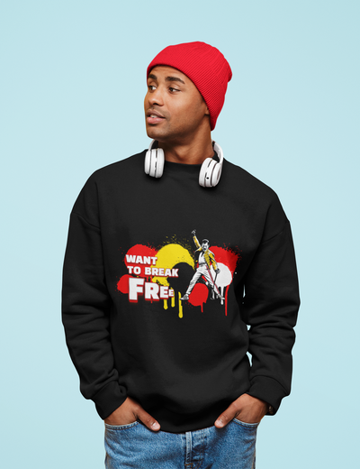 F r e d  d  i  e   M e r c u r y   Unisex Legend Sweatshirt Music