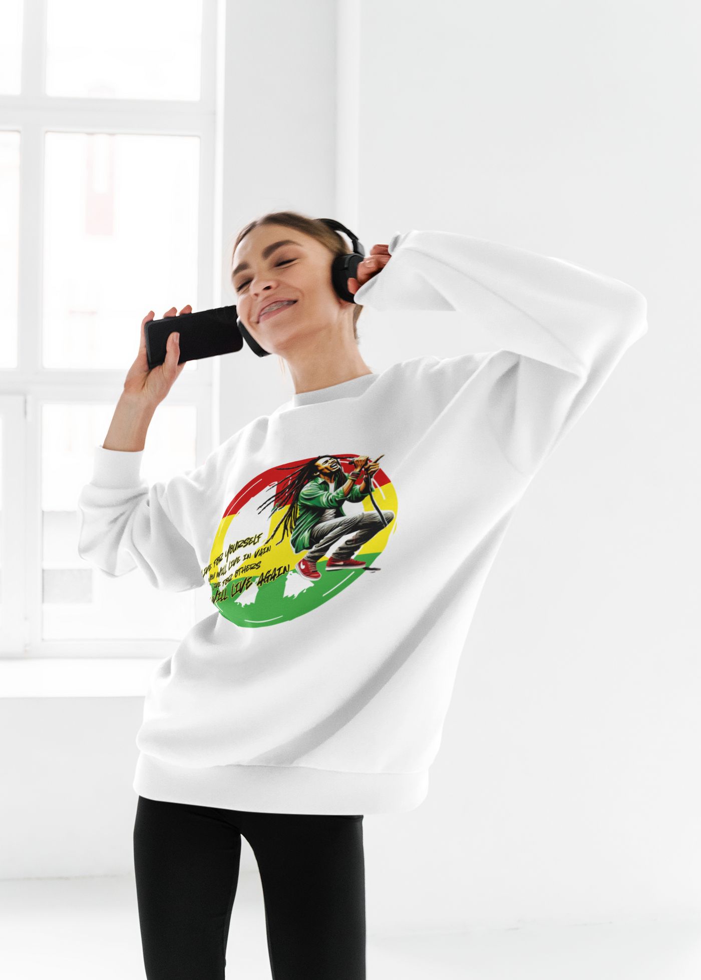 B  o  b   M a r l e y  Unisex Reggae  sweatshirt