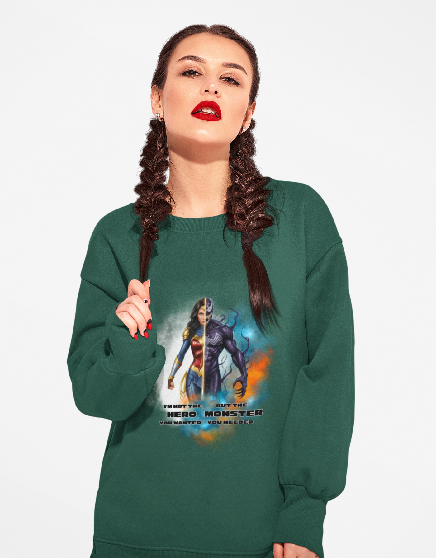 I’m not the hero you wanted – but the monster you needed Sweater