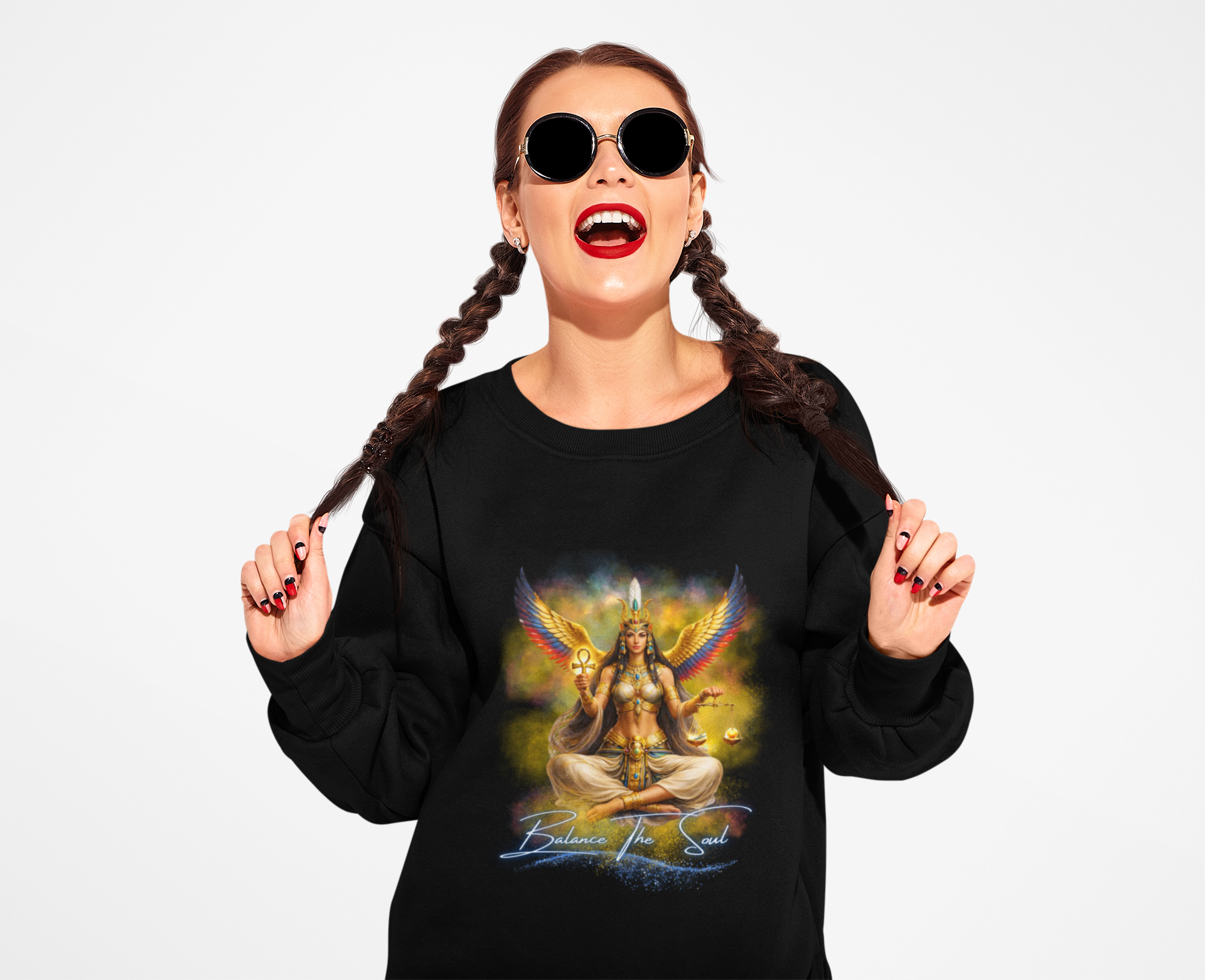 Goddess Ma'at Sweatshirt — Ägypten Egypt