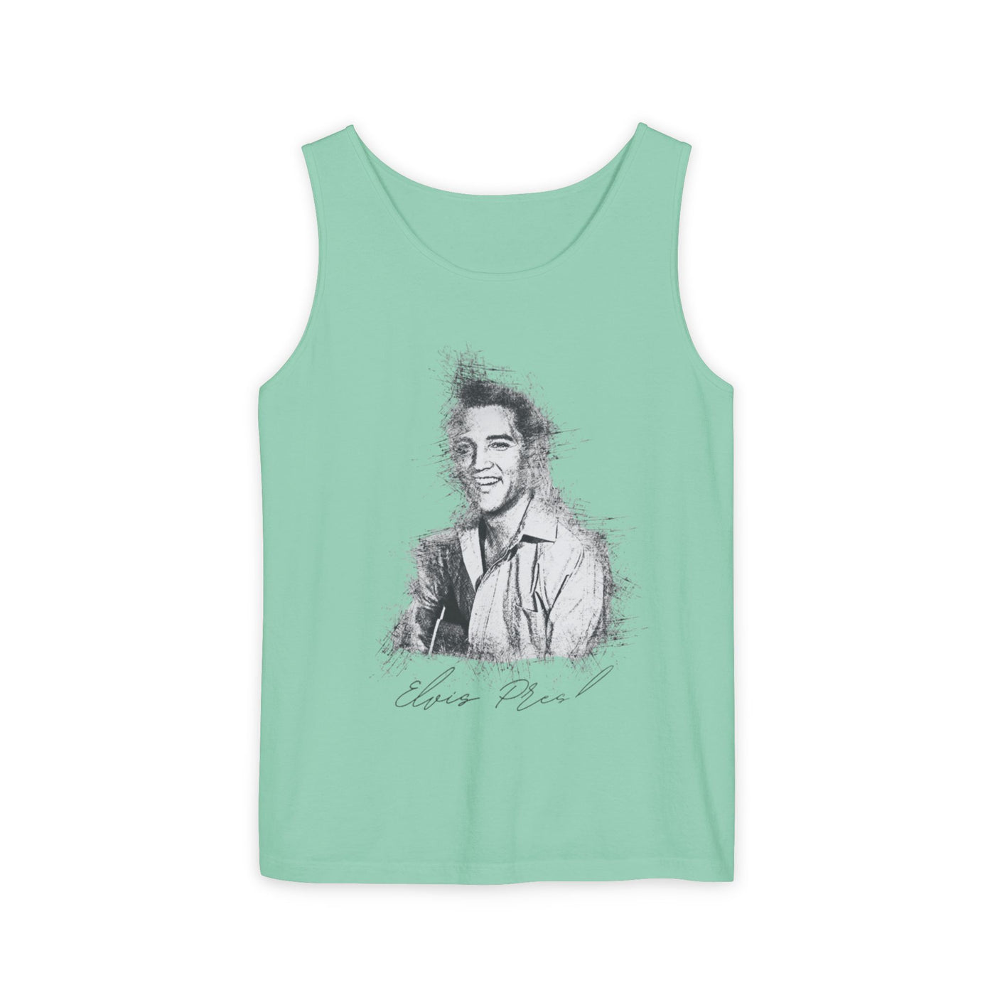 Tank Top - Elvis Presley Inspired Vintage Design