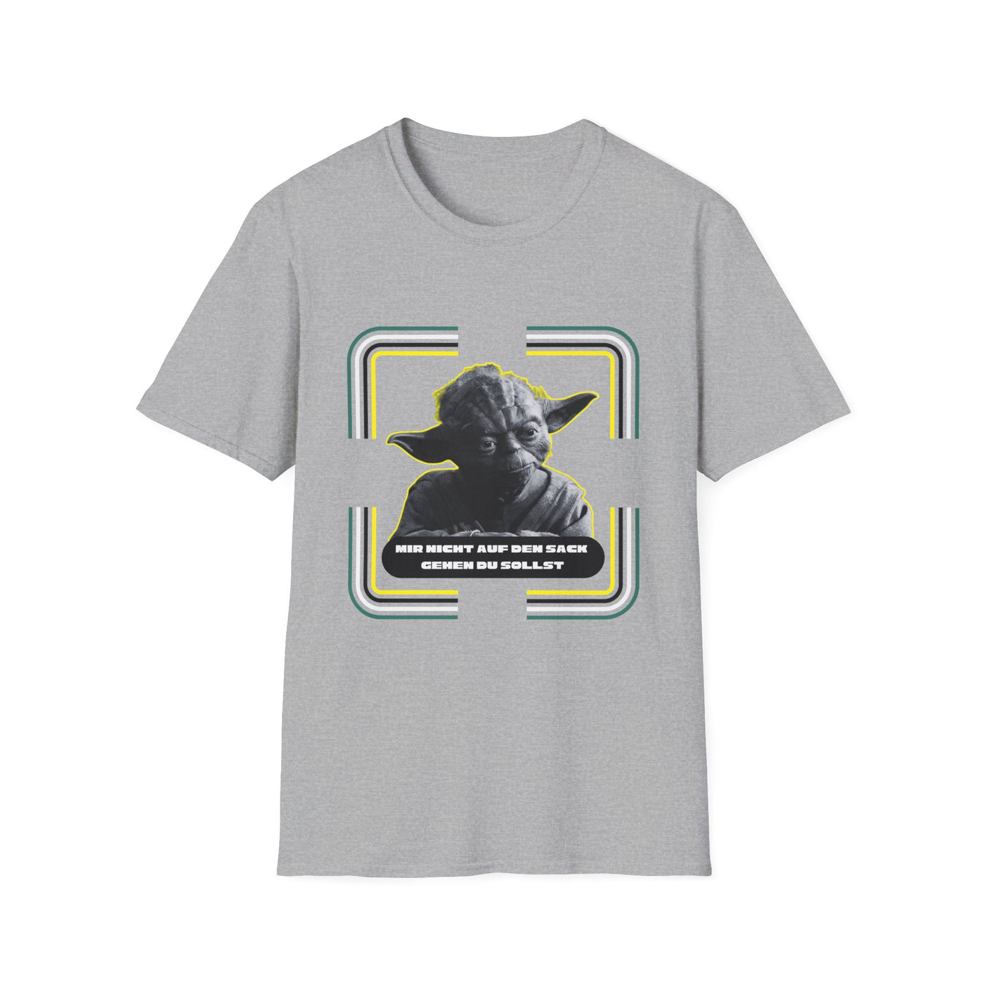Yoda-Inspired Unisex T-Shirt - 'MIR NICHT AUF DEN... GEHEN DU SOLLST'