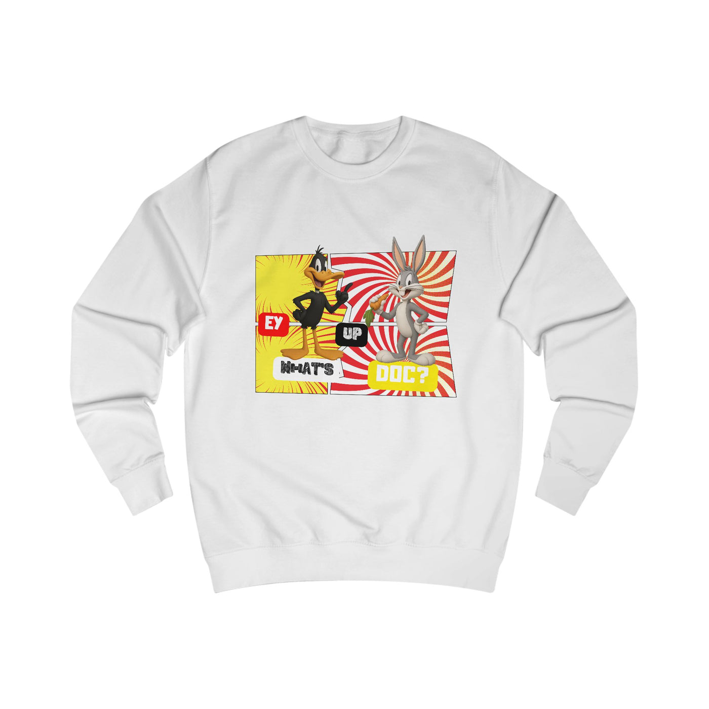 Vintage Cartoon Bugs Bunny Unisex Sweatshirt