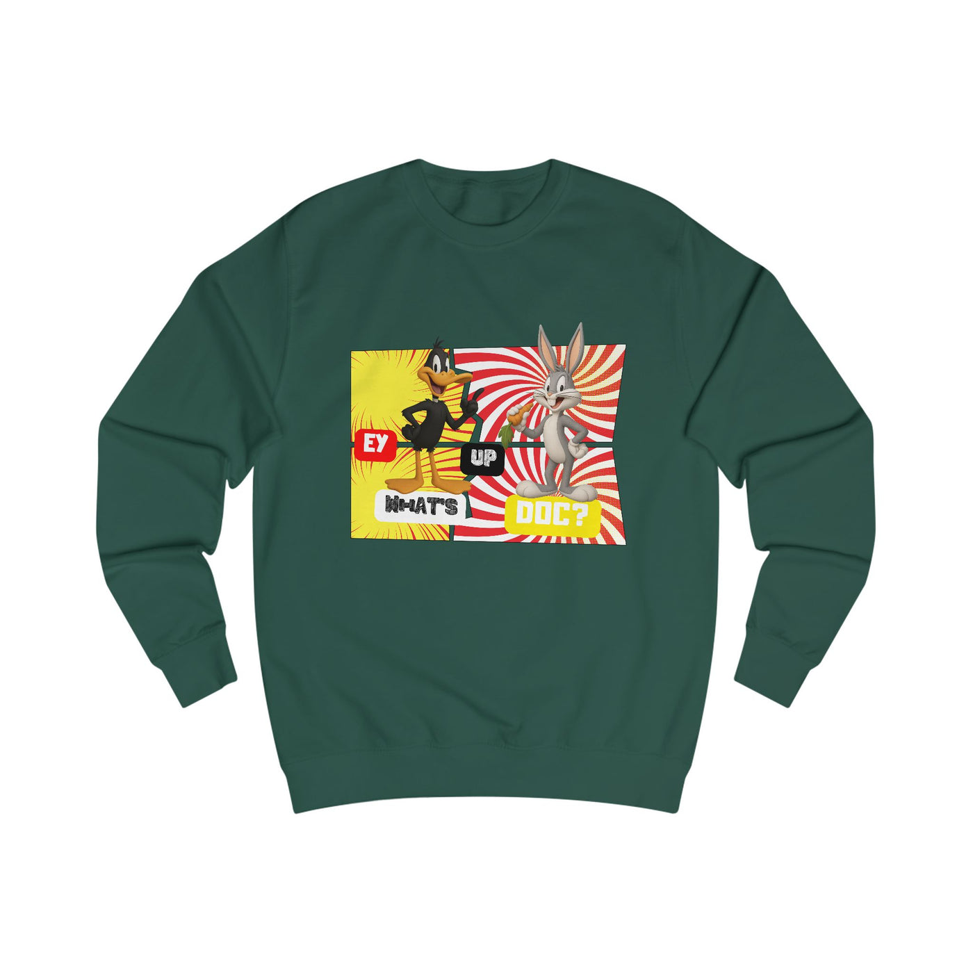 Vintage Cartoon Bugs Bunny Unisex Sweatshirt