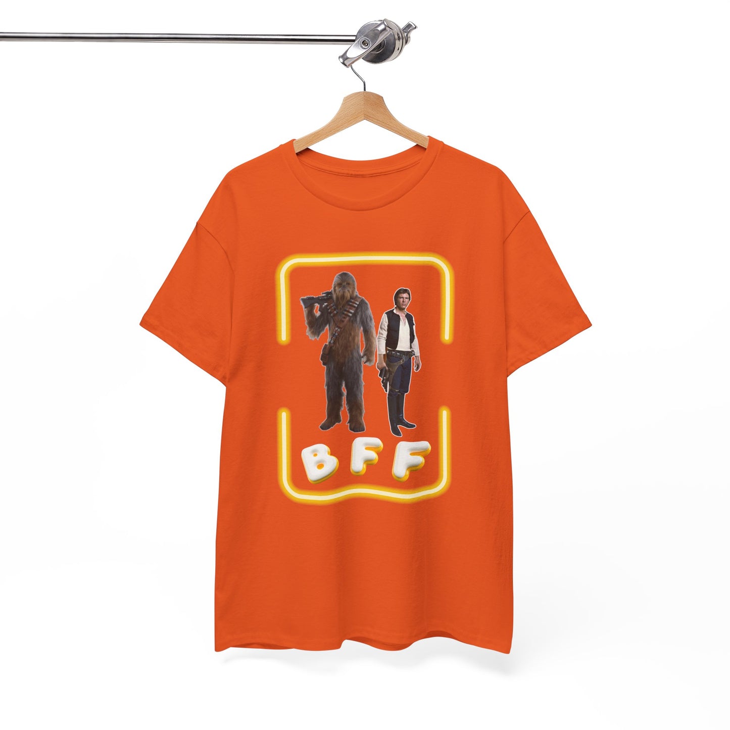 BFF Chewbacca & Han Solo Unisex Heavy Cotton Shirt