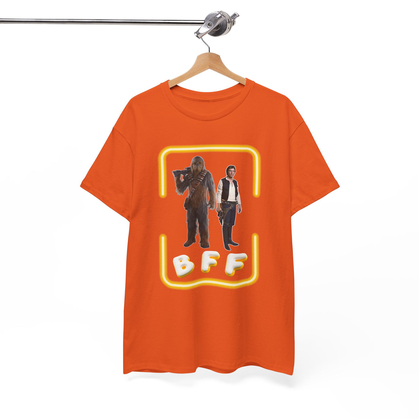 BFF Chewbacca &amp; Han Solo Unisex Heavy Cotton Shirt