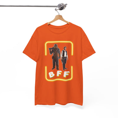 BFF Chewbacca &amp; Han Solo Unisex Heavy Cotton Shirt