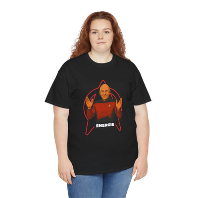 Energie Unisex Heavy Cotton Tee - Perfect for Sci-Fi Fans and Casual Wear