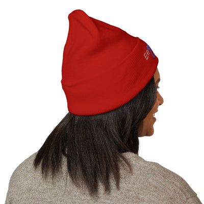 Vibrant "BeYoutiful" Cuffed Beanie - Stylish Embroidered Hat for Self-Expression